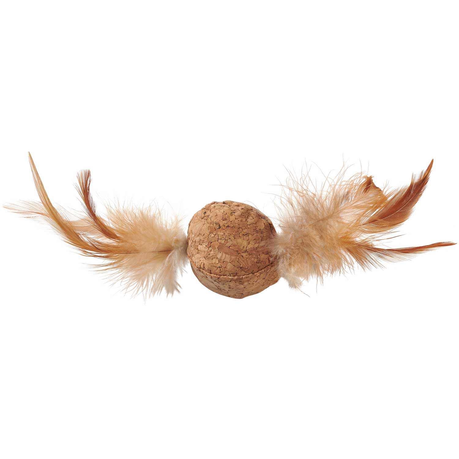 Ball with feathers